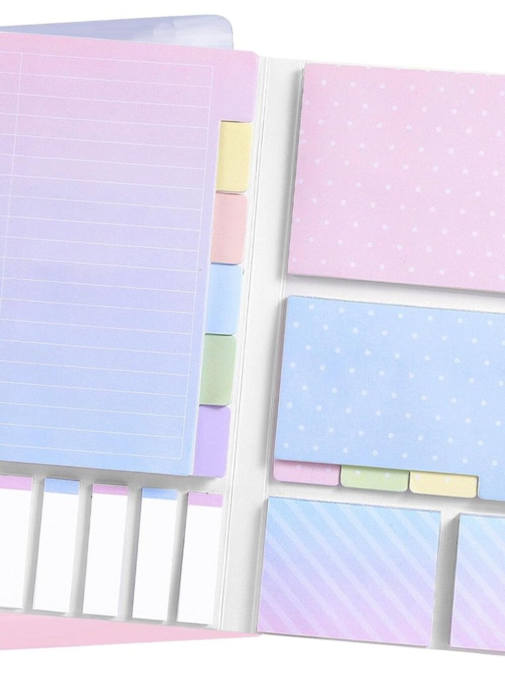 Sticky Notes Set Tabs 410 Pack Color Pads Divider Sticky Notes with Bookmark Ind